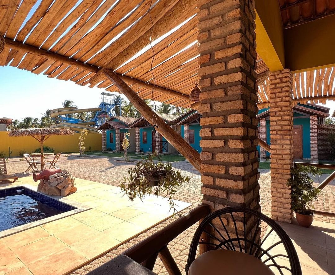 Réveillon São Miguel do Gostoso Pousada Donna Maria Hospedagem Luxo Praia Música Open bar Spa Piscina Vista para o mar