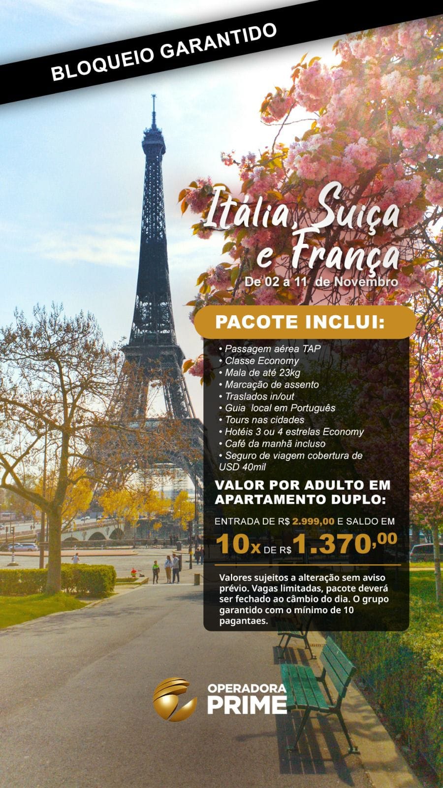 Pacote para Itália, suiça e França_ agencia de viagem_agencia de turismo_expert turismo