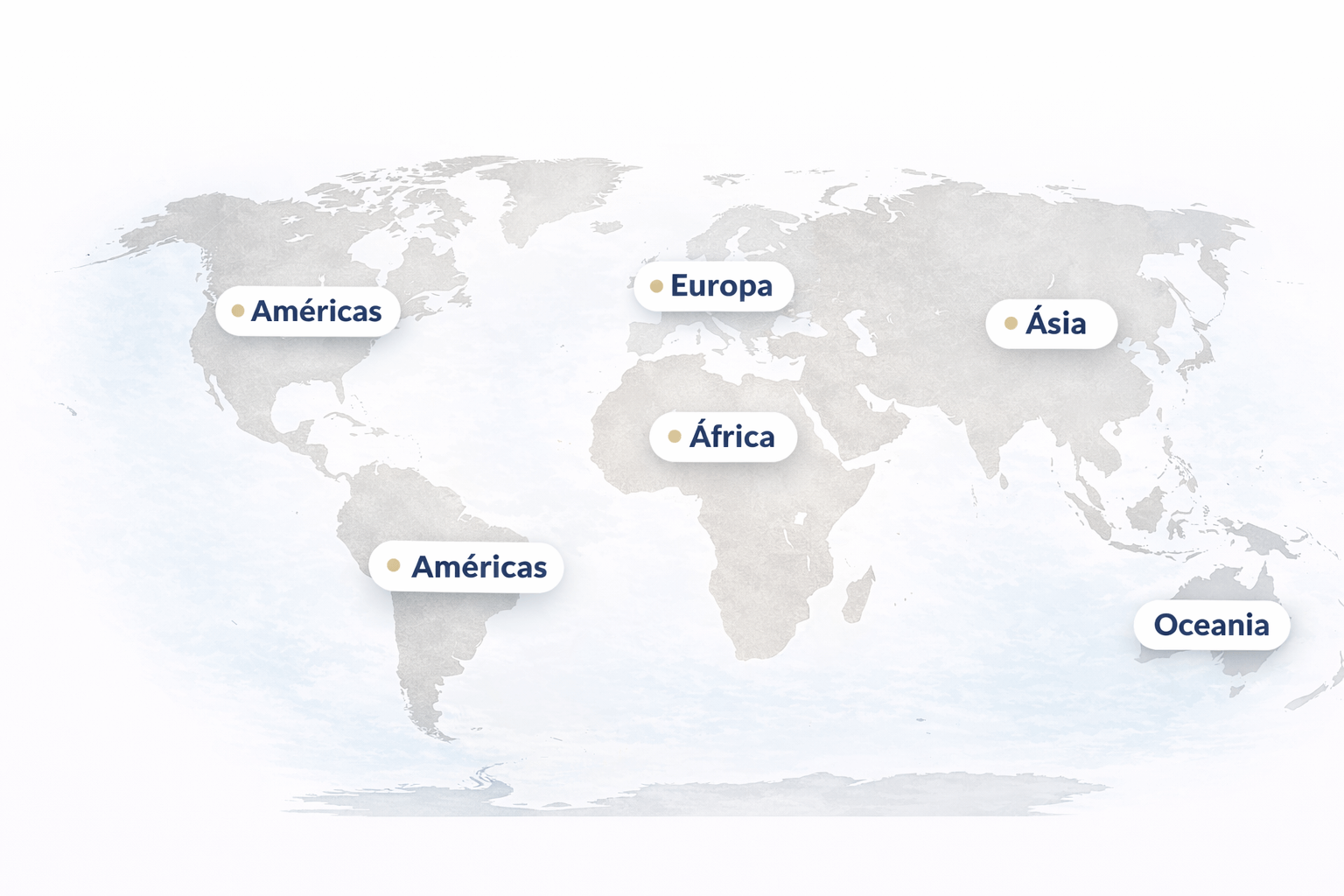 Mapa interativo - continentes