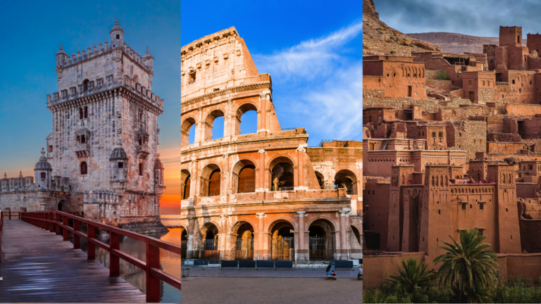 Pacotes para Europa e Marrocos 2026/2027: Portugal, Itália e Marrocos