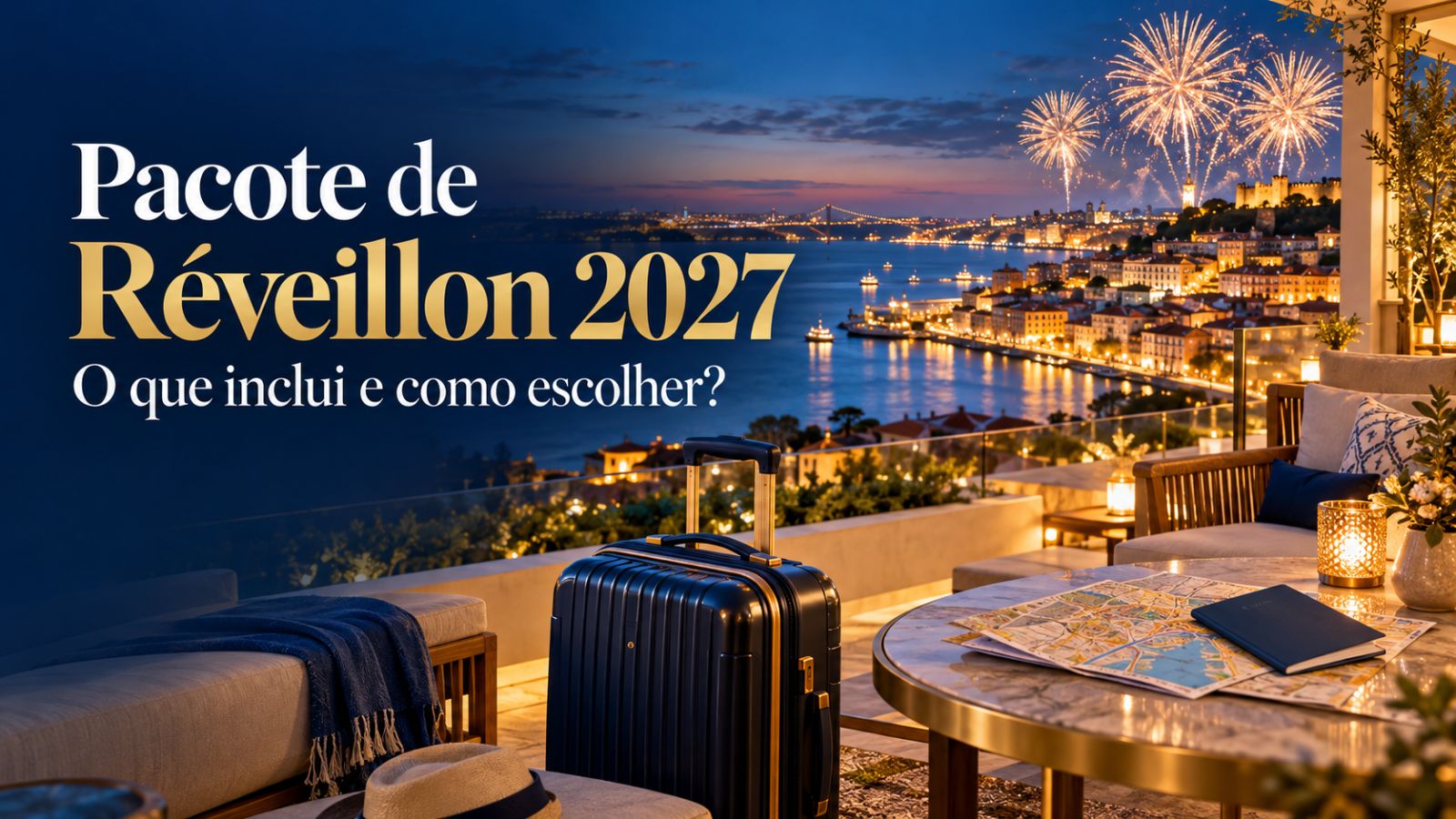 Réveillon 2027 em hotel à beira-mar
